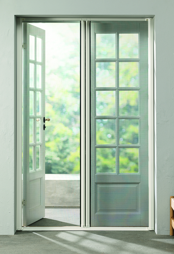 Dobbelt rulledør med insektnet - Billede 2