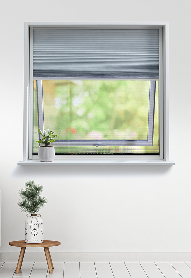 DUO-Plissé med insektnet