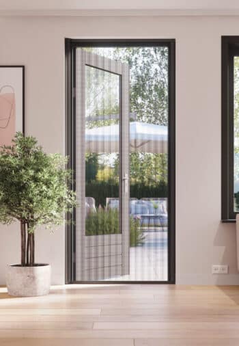 Rulledør med Pollennet - Antracitgrå (RAL7016)